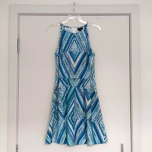 Teal Jewel Mossimo Dress Fit and Flare A Line Sleeveless Dress, Size Small